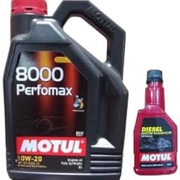 Motul 8000 Perfomax 0W-20-3L|Fully Synthetic|Maximum Performance|Suitable for Petrol, Diesel & CNG Cars with Diesel System Clean Plus (200ml) Combos-image-9