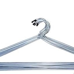 LIVELLO Steel Clothes Hangers, Plastic Coated, Space Saving Design, Pack of 12-image-97