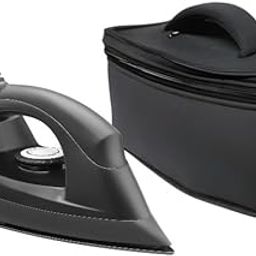 Shrux Durable Black Travel Organizer Iron Bag with Handle and Zipper | High Quality Fabric Material Cloth Iron Press Dust and Scratch Protective Black Cover | Home Use Heavy Material Iron Storage Case-image-13