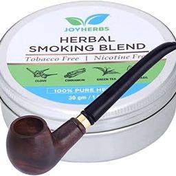 Herbal Smoking Mixture Blend 100% Tobacco & Nicotine Free 30g - Ayurvedic & Organic Herbs Mix For Smoking(Herbal Smokes - No nicotine/No Tobacco) With Wooden Smoking Pipe Smoking Accessories Kit-image-48