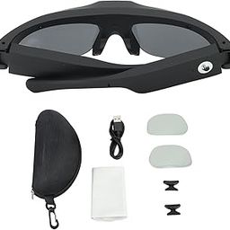 VGEBY Wireless Audio Glasses, Smart Multifunctional Camera Audio Sunglasses with Quad Core Processor for Men Women-image-24