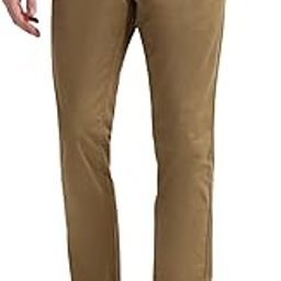 Men's Brown Solid Mid Rise Cotton Button Slim Fit Trousers-picture-28