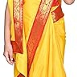 DESI ANDAAZ Bengali Saree Dress For Girls Kids Folk Dance Costume Kids Costume Wear-image-87