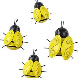 ARTISOUL® 4Pcs Statue Home Decoration Iron Wall Art for Porch Coffee Shop Festival Day | Home Decor | Figurines-image-2