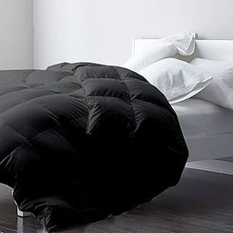 Bright Décor All-Season 300 GSM 1-Piece Double-Reversible Bed Comforter/Quilt/Blanket/Rajai - Down Alternative Quilted Duvet Insert with Corner Ties - Winter Warm - Machine Washable - Dark Grey Solid-12