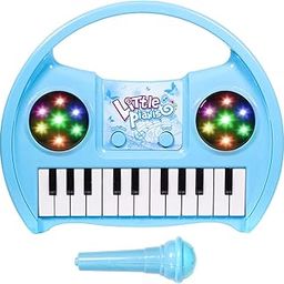 KidPlay Products Little Pianist Singing Musical Karaoke Lights Up Keyboard-image-12