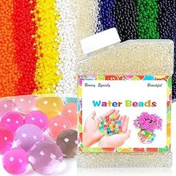 Firstly Traders Home Décor Accessories High Elastic Transparent White Water Beads Gel Pearls Jelly Crystal Soil for Vase/Vase Fillers/Orbeez (Clear, 10oz)-image-22