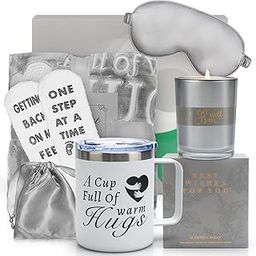 Get Well Soon Gifts for Women, Birthday Gifts for Women, Thoughtful Gift Basket for Women, Sympathy and Self Care Package for Women After Surgery, Show You Care with Encouragement Gift Box for Women-24