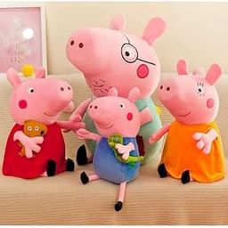 PamPam Peppa Pig Family Combo Plush Set Four, Age 3+ Years-image-62