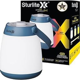 Sturlite Dom 6 Watt LED Lantern| 2000mAh Rechargeable Battery| 3 Level Lighting| 8 Hrs Charging Time| 4 Hrs Long Battery Backup| Type C-Cable with Over-Charge Protection| 360° Turnable Emergency Light-2