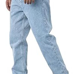 AFT Torpedo Men Baggy Denim Jeans in Pure 100% Cotton Denim || Stretchable (Jet Black) and Stretchable (Colored) Jeans || Unisex Designs||Jeans||-image-82