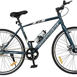 ROOTLINE Tribe 700C (Grey) Dual DISC,PU Saddle,D/W Alloy Rim,Water Decals Lightweight & Hybrid Cycle for Racing-image-72