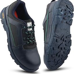 Armour-3-SD Synthetic & Treated Fabric Leather Safety Shoes for Men Industrial PVC Single Density Sole, Steel Toe, Energy Absorption Shoe (Sizes - 6UK - 11UK/India)-image-74