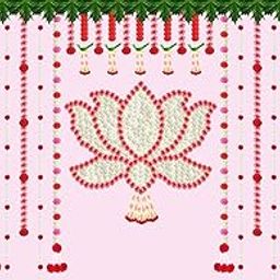 SwaDezi Designer Multicolor Cloth for Decoration in Pooja, Wedding, Katha (5X8 Feet) Altar Cloth (SDBD012)-image-9