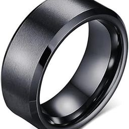 Solid Stainless Steel 6mm Plain Classic Band Ring Comfort-Fit for Men Women- Anti Tarnish/Waterproof Plain Dome Stacking Simple Rings Bands Thumb Finger Ring-image-51