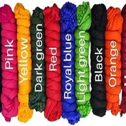 Cotton Blend Solid Dupatta For Women,Pack of 10_MOTICHOOR PACK OF 10-17
