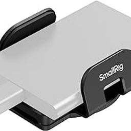 SMALLRIG Phone Mount Bracket SSD Holder, 1.6-2.4in Wide Clamping, for Samsung T5 T7 SSD, for SanDisk SSD, for MagSafe for iPhone 16/15/14/13/12, Universal SSD Drive Holder for Camera Cage - 5397-25