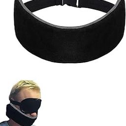 NHCDFA Travel Neck Pillow, Airplane Head Strap for Comfortable Support During Flights, Sleep Pillow with Adjustable Strap for Men and Women, Travel Air Pillow for Travelling, Car Rides, Rest (Black)-picture-36