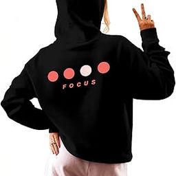 Women's Hoodie | Cotton Rich | Globally Certified Fabric | Super Soft & Warm | Colors Dont Fade | Relaxed Fit | Focus On Goal Design-image-69