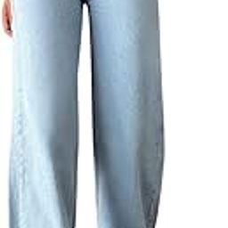 Women High Waist Wide Leg Denim Baggy Jeans | Regular Fit Jeans for Women | Jeans Pant for Women-image-40
