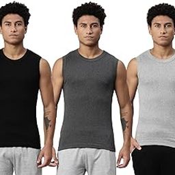 Men's Solid Regular Fit Vest-image-46