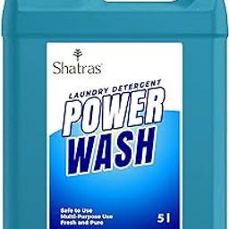 Shatras Liquid Detergent, no harmful chemicals, baby safe, suitable for all type washing machine, Nature based liquid, Cloth freshener liquid with fabric conditioner Lavender liquid detergent(5L)-picture-25