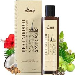 VCare 24 In 1 Kesh Virddhi Hair Oil For Men's and Women|Controlling Hair Fall For All Hair Types - 100ml-image-26