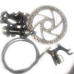 Nanak Complete Set for Bicycle Front Disk Break (Disk Break Plate, calliper, Wire, hub and Fork Clip)-28