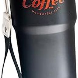 HEAVENGLOW 620ml Vacuum Insulated Mug Camping Stainless Steel Travel Thermal Black-image-16