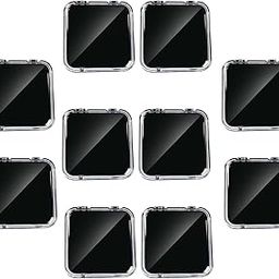 MYADDICTION 10Pcs Press on Nail Storage Boxes Small Nail Packing Box for Nail Salon Home Black-image-42