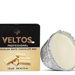 Veltos Professional Brazilian White Chocolate Facial Peel Off Wax 125 Gm With Cotton Pre-wax Gel 100ml and Rose After Wax Lotion 100ml-image-27
