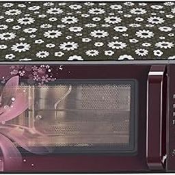 Zostera Microwave Oven Cover Compatible With IFB 24 L Solo Microwave Oven Top Cover (24PM2S, 48.2 × 37.5 × 27.6 ) Black-image-76