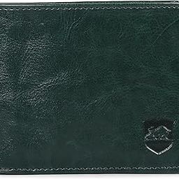 Green Pu Leather Wallet for Men I Slim & Compact Wallet | 3 Card Slots I 2 Currency & Secret Compartments I 1 Coin Pocket_361-image-85