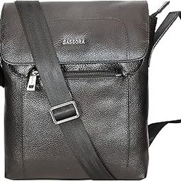 Genuine Leather Medium Men's Sling Bag-image-12