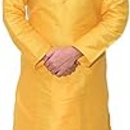 Men's Silk Ethnic Wear Dhoti Kurta Set For Wedding-image-32