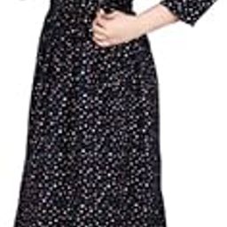 Multicolor Polka Dot Printed Maternity Kurtis Women Breastfeeding Anarkali Zipper Kurtis-image-4