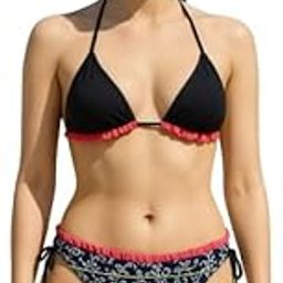 Bra and Penty Bikini Set Black-image-67