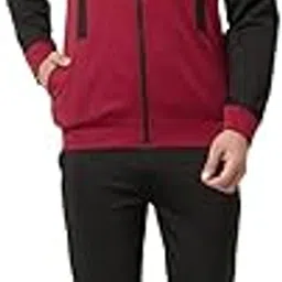 glito Blocked Stretchable Regular Fit Gym Wear Track Suit-picture-40