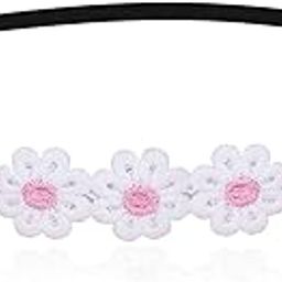SYGA Baby Soft & Thin Headband Elastic & Stretchable Hairband for Newborns, Infants, Toddlers, and Kids 0-3 Years (Pink)-image-27