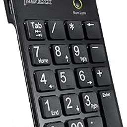 Perixx Numeric Keypad for Laptop, Black (PERIPAD-202H B)-71