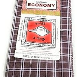 SANGU MARK Men's Cotton Lungies - Pack of 1 (Multicolour, Free Size)_AT55-19