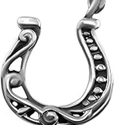 Good Luck Horseshoe Charm Pendant - Fits in Bracelets, Chains and Necklace - 925 Sterling Silver Jewellery for Men and Women (Best Gift for Him/Her) Valentines Day Gifts-picture-12