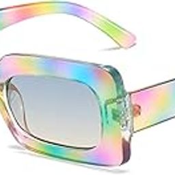 By Visions India Retro Vintage Sleek Oval Metal Abstract Unisex Sunglasses UV400 Protected Medium Size (177)-image-5