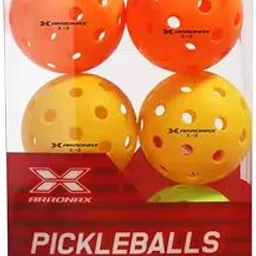 ARRONAX X3 Pickleball Balls | 40-Hole Outdoor, Pro Training & Competition, Durable EVA, Consistent Bounce, High Visibility, Aerodynamic Design 4 Balls Per Pack (Color May Vary)-image-33