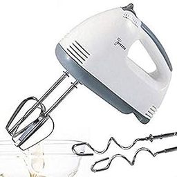 VVJ Enterprise 7 Speeds 180 Watt Hand Held Electric Egg Beater 2 Stainless Steel Beaters, 2 Dough Hooks-picture-28