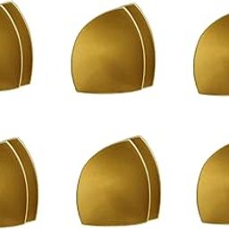 Triangle Bra Cup Pads, Removable Cotton Inserts, Brown, 6 Pairs-image-90