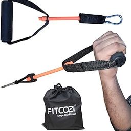 Fitcozi Arm Wrestling Training Band, Rubber Resistance Band with Handle, Grip and Wrist Strengthener with Storage Bag-picture-11