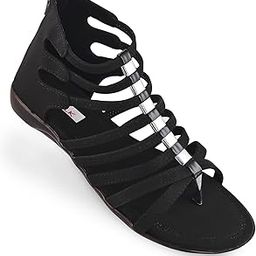 Women's Casual & Fashion Gladiator Sandals | Smart-Casuals, Shopping, Leisure Walk, Outdoor Sandals for Women | Black/Brown-image-38