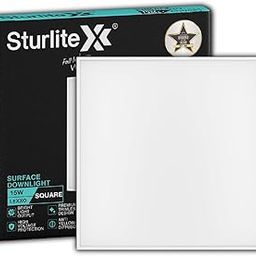 Sturlite Lexxo 15W Square LED Surface Light| 6500k Cool White Color Temperature| 1500 Lumens with CRI Tech for Accurate Color Representation - (Pack of 1) LED Bulb-20