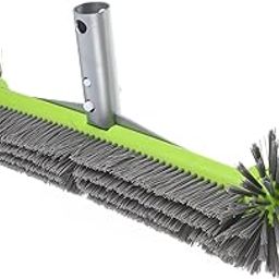 Levemolo Swimming Pool Wall Tile Brush Heavy Duty Cleaning Brush Polished Aluminum Back Ergonomic Handle for Effortless Maintenance of Walls Tiles and Floors Inground Pools-image-73